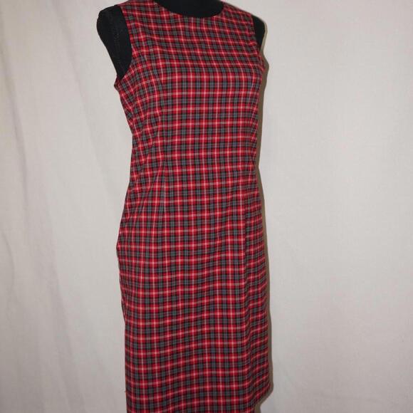 vintage plaid mini dress by L.A. Conduct - Picture 6 of 7
